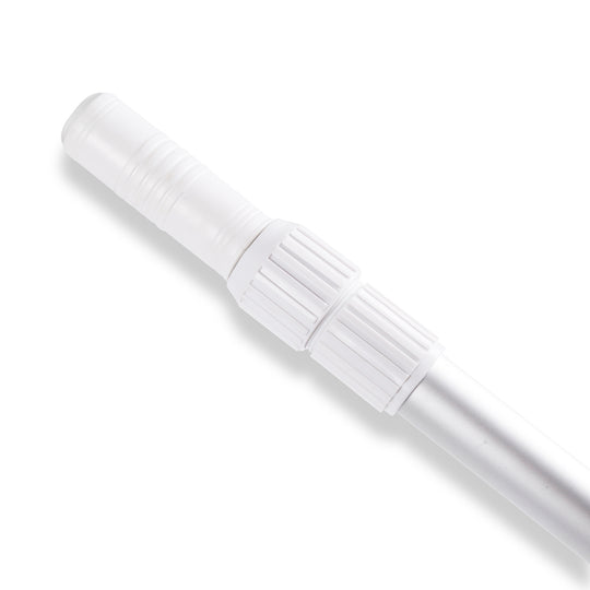 7.7FT Professional Aluminum Telescopic Swimming Pool Pole, 0.8mm Thickness, 1-1/4" Diameter for Skimmer Net, Brush, Vacuum Head