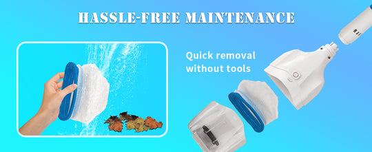 Handheld Spa Vacuum, 4 AA Battery Powered, Gentle Suction, 0.65L Filter, 60-Min Runtime, Ideal for Hot Tubs & Spas, Max Water Depth 3m, Affordable Cleaning Solution
