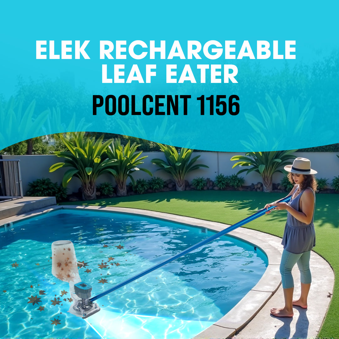 Leaf Eater Plus, Heavy-Duty Cordless Pool Vacuum, Ultra Strong Suction, 3 in 1 Cleaning Solution – Deep, Shallow & Surface Skimmer, Perfect for All Pool Types (Pole Not Included)