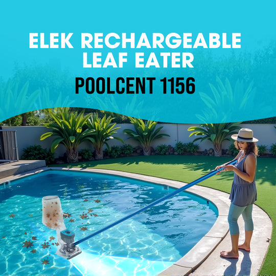 Leaf Eater Plus, Heavy-Duty Cordless Pool Vacuum, Ultra Strong Suction, 3 in 1 Cleaning Solution – Deep, Shallow & Surface Skimmer, Perfect for All Pool Types (Pole Not Included)