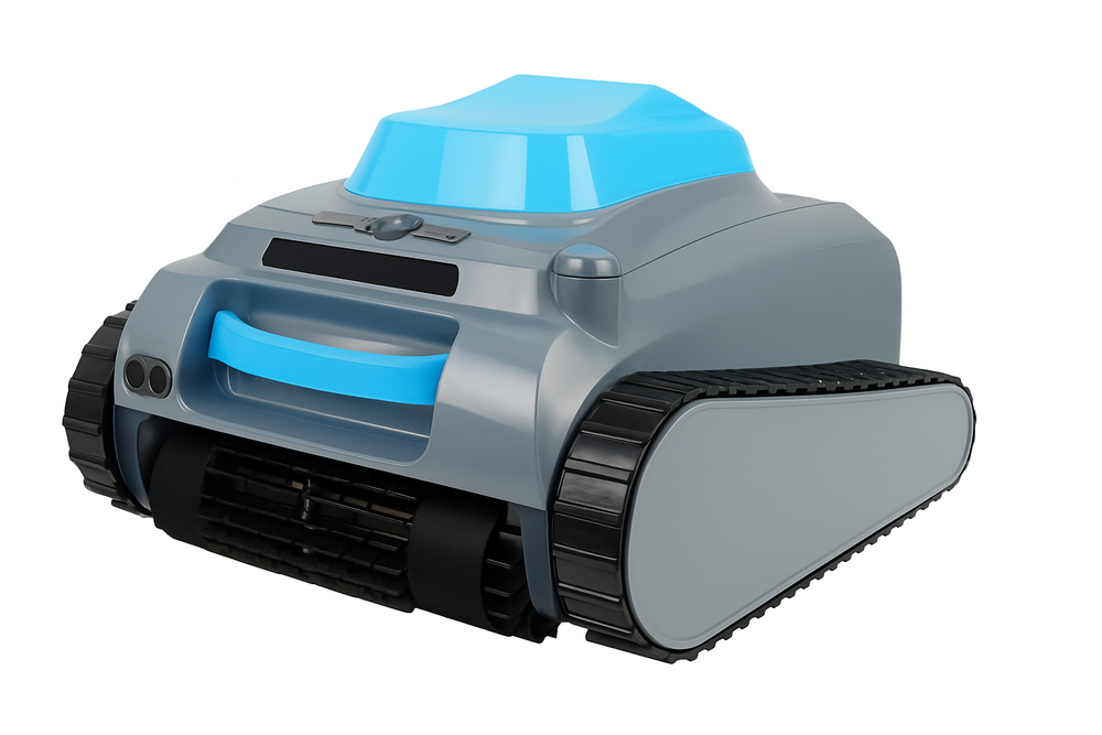 Cordless Automatic Robotic Pool Cleaner, 4L Filter, Pool Vacuum with Wall-Climbing Function, Deep Floor Cleaning and Precise Waterline Scrubbing for Above-Ground and In-Ground Pools
